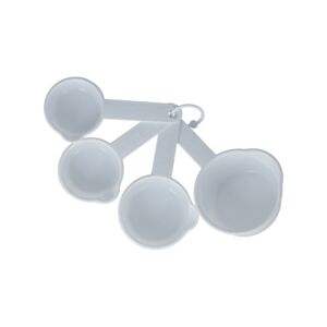 MEASURING CUP 4PCS SET WHITE CHEF CRAFT MEASURING CUP 4PCS SET WHITE CHEF CRAFT